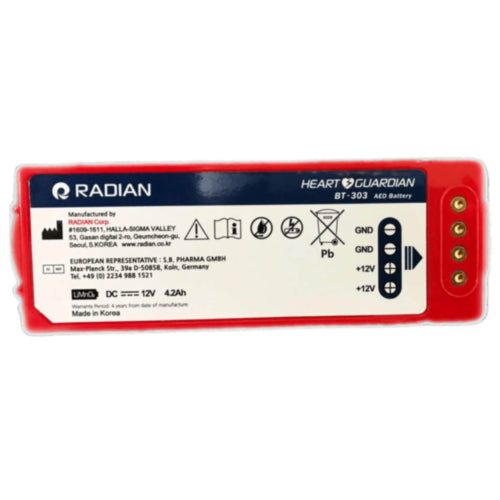 Radian Qbio Heart Guardian batteria